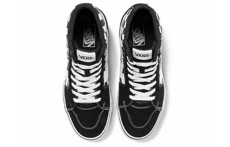 Кроссовки Vans Filmore Hi Black White - изображение 3