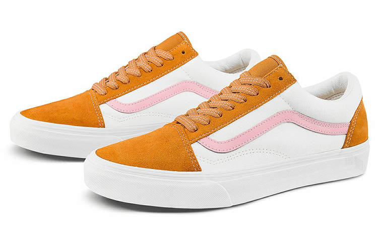 Кроссовки Vans Old Skool White Yellow - изображение 2