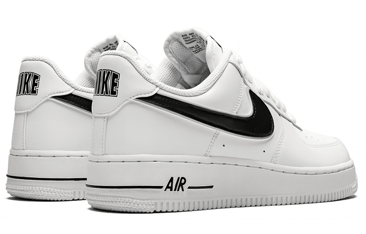 Кроссовки Nike Air Force 1 '07 Low Black Swoosh - изображение 4