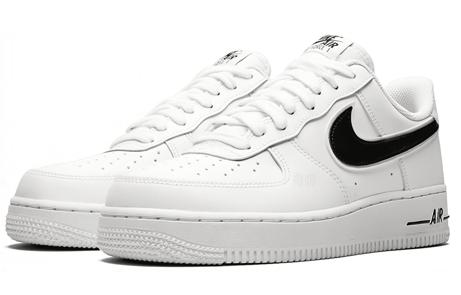 Кроссовки Nike Air Force 1 '07 Low Black Swoosh - изображение 3