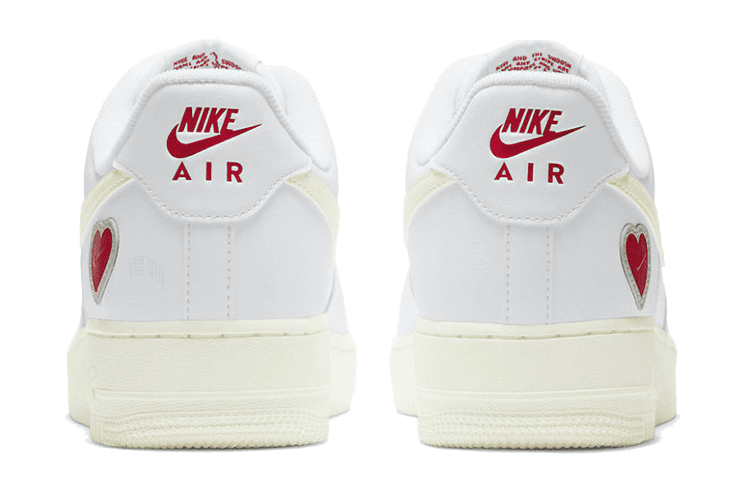 Кроссовки Nike Air Force 1 "Valentine's Day" White Red — фото 5