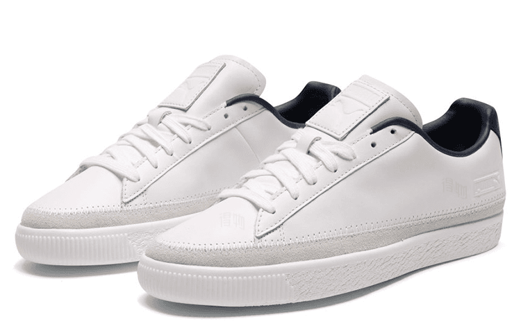 Кроссовки PUMA Basket Trim Block White - изображение 3