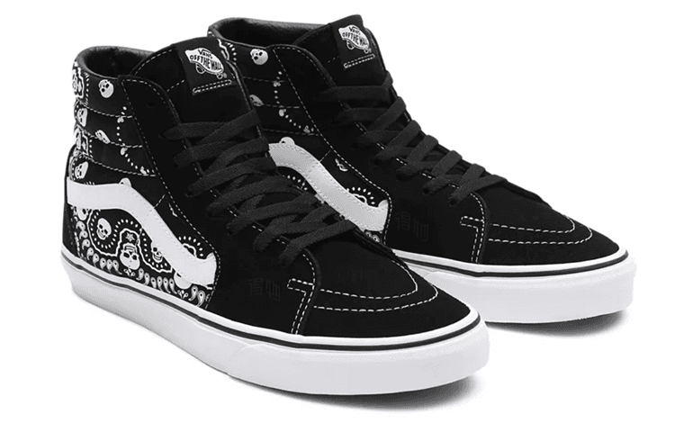 Кроссовки Vans SK8 High White Blue - изображение 3