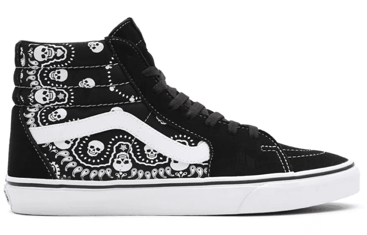Кроссовки Vans SK8 High White Blue - изображение 2