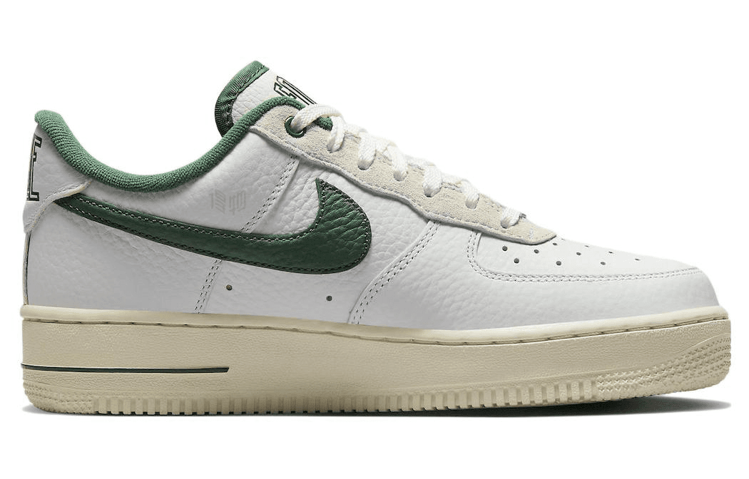 Кроссовки Nike Air Force 1 Low "Summit White and Gorge Green" — фото 2