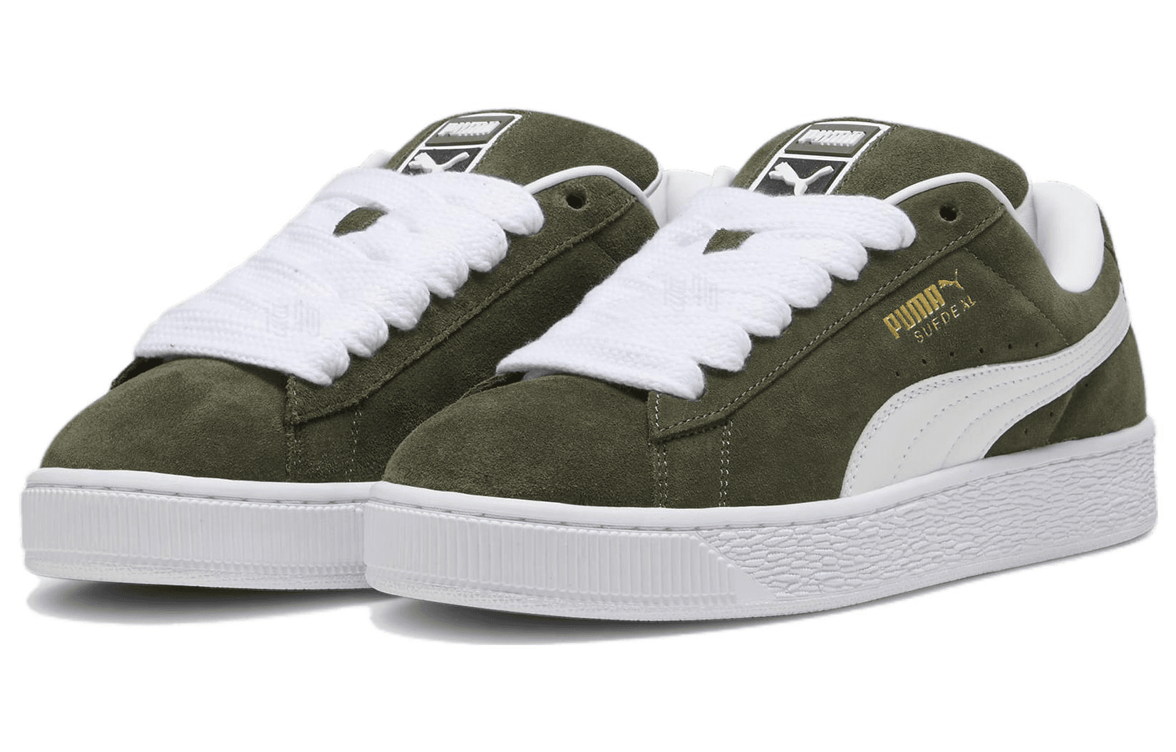 Кроссовки PUMA Suede XL Green White - изображение 3