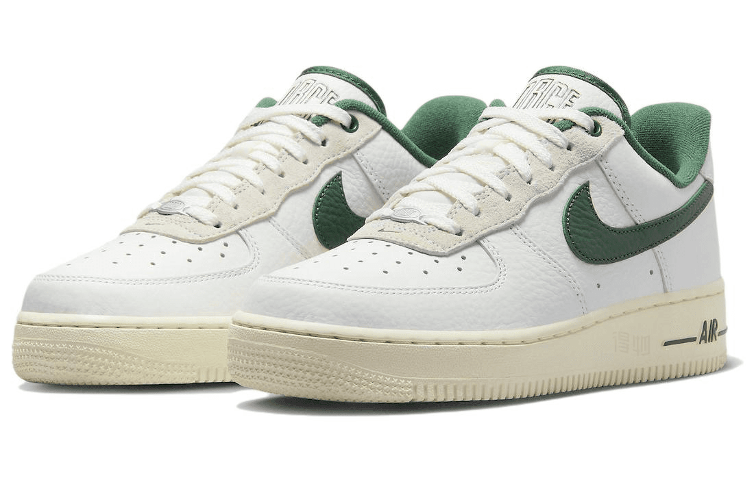 Кроссовки Nike Air Force 1 Low "Summit White and Gorge Green" — фото 3