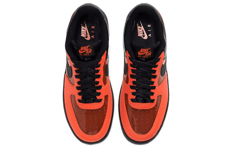 Кроссовки Nike Air Force 1 Shibuya Halloween Black Orange — фото 3