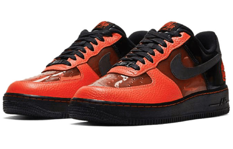 Кроссовки Nike Air Force 1 Shibuya Halloween Black Orange — фото 2