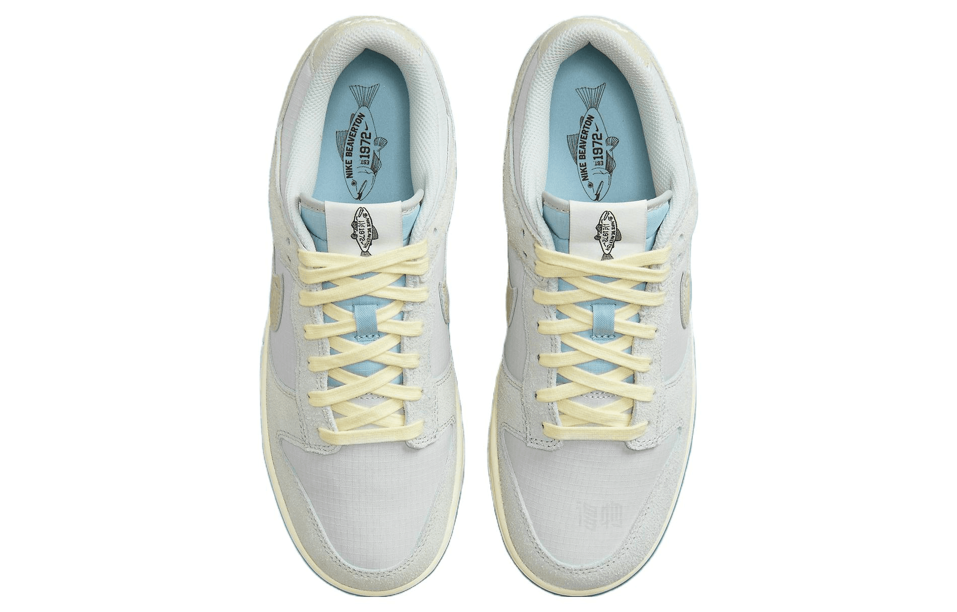 Кроссовки Nike Dunk Low "Gone Fishing" Light Silver Ocean Bliss — фото 4