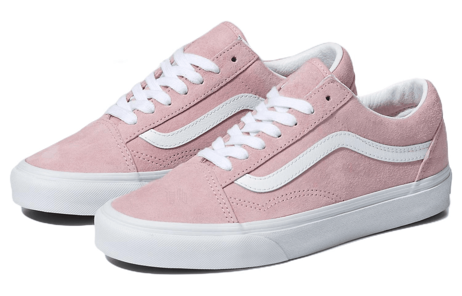 Кроссовки Vans Old Skool Pig Suede Pink White - изображение 3