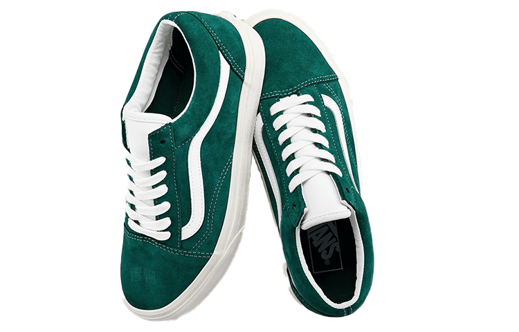 Кроссовки Vans Old Skool Green White - изображение 2