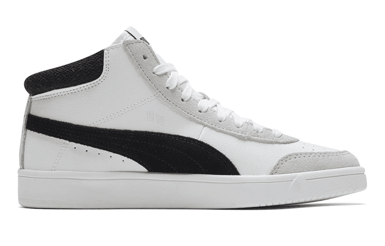 Кроссовки PUMA Court Legend Mid White Black - изображение 2