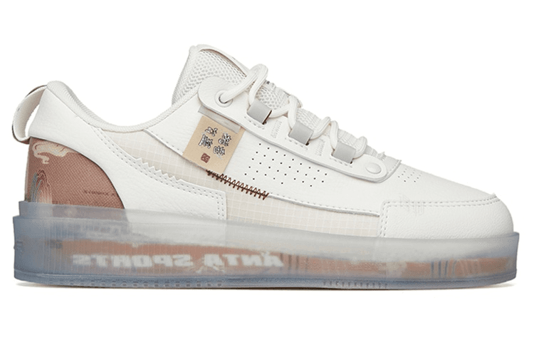 Кроссовки Anta Low Top White Grey Brown - изображение 2