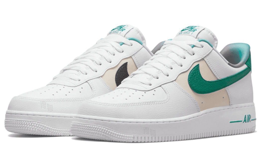 Кроссовки Nike Air Force 1 Low '07 LV8 EMB White Green — фото 3