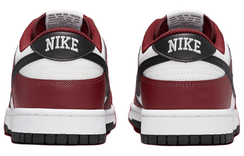 Кроссовки Nike Dunk Low White Red Black — фото 5