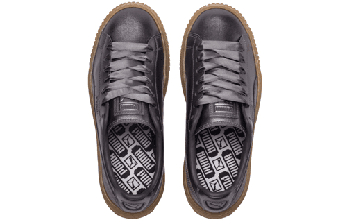 Кроссовки PUMA Platform Bask Luxe Liquid Silver - изображение 4