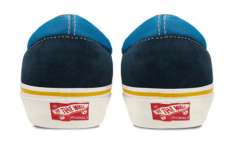 Кроссовки Vans Vault OG Slip-On Lx Blue Patchwork - изображение 5
