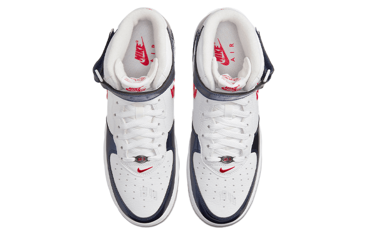 Кроссовки Nike Air Force 1 QS University Red Midnight Navy — фото 4