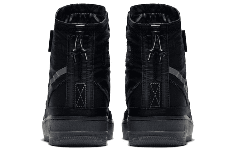 Кроссовки Nike Air Force 1 Shell High Black Grey — фото 4