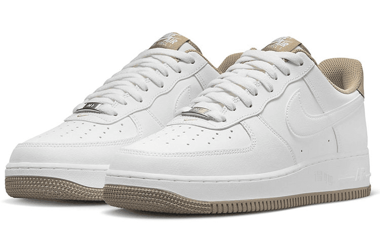 Кроссовки Nike Air Force 1 Low '07 White Khaki — фото 3