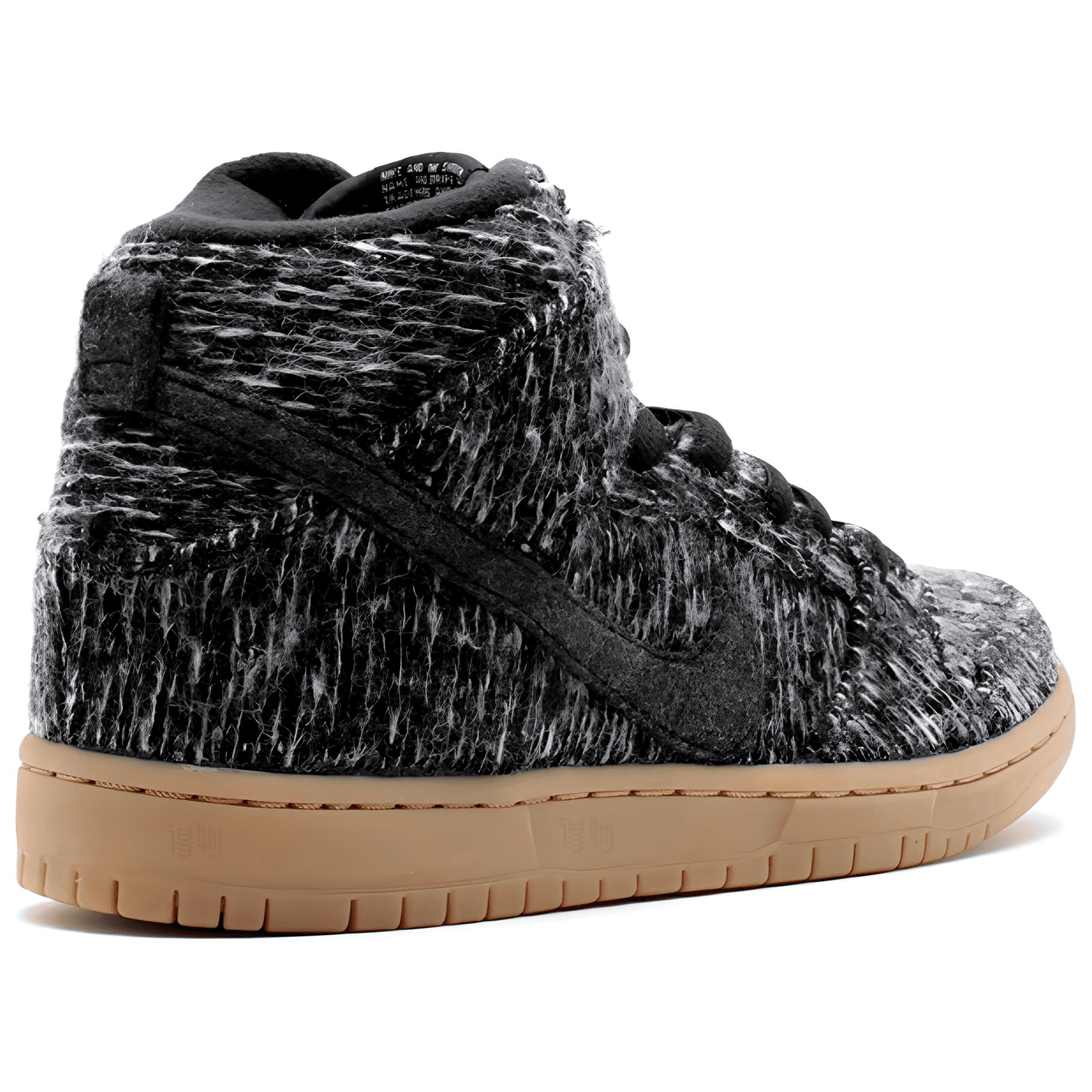 Кроссовки Nike Dunk High Black Grey — фото 4