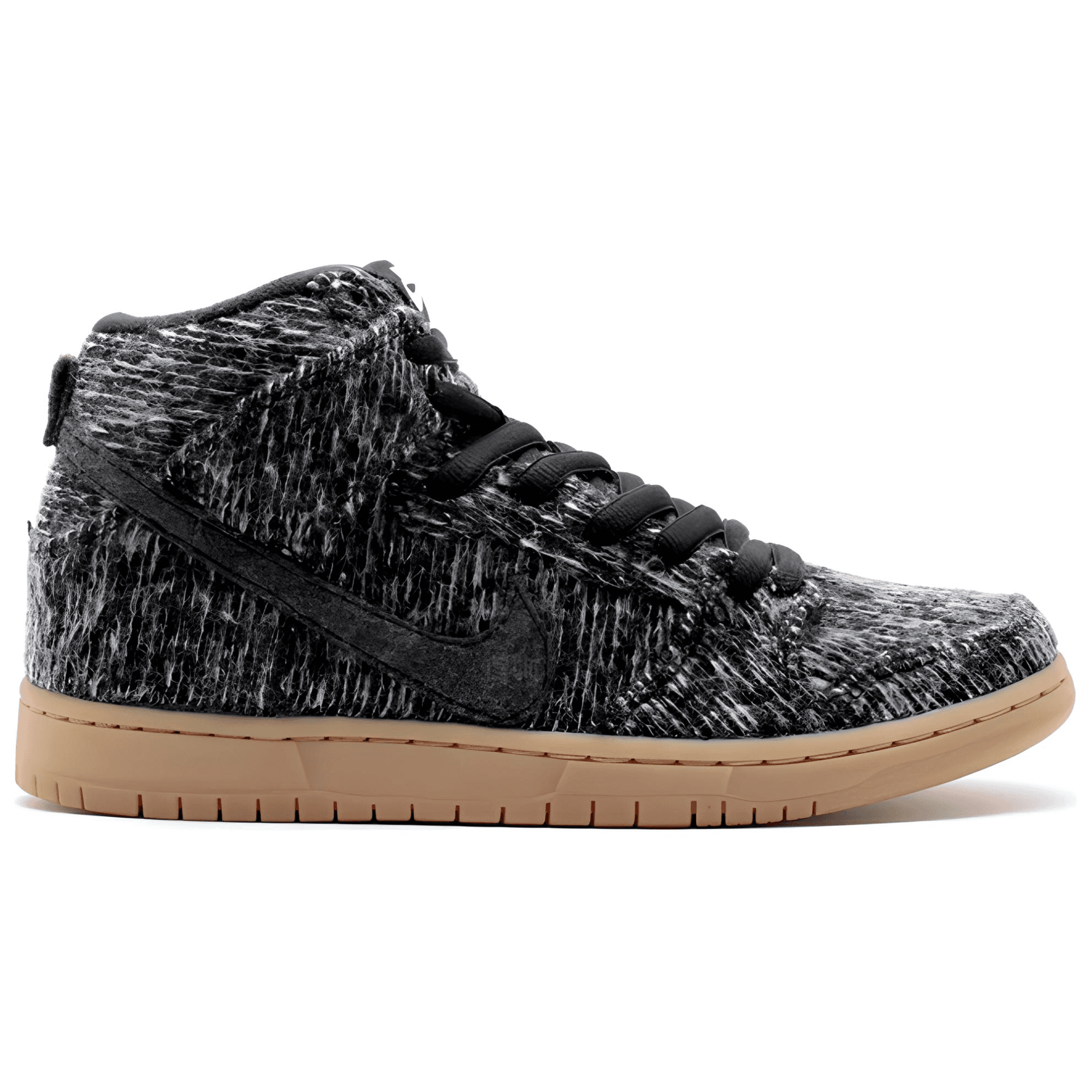 Кроссовки Nike Dunk High Black Grey — фото 2