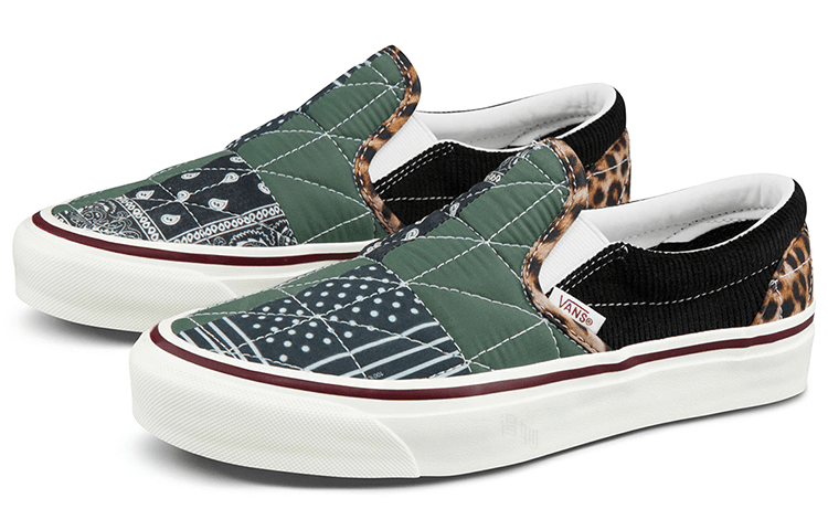 Кроссовки Vans Style 98 Anaheim Leopard Low Green - изображение 2