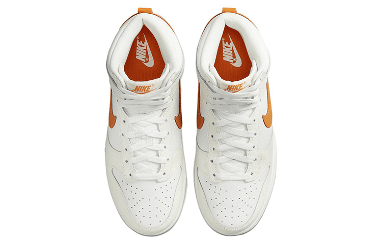 Кроссовки Nike Dunk High White Orange - изображение 4