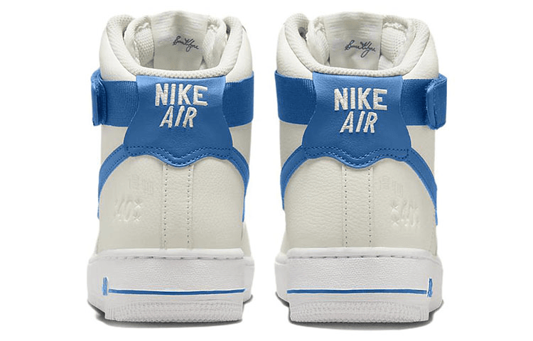 Кроссовки Nike Air Force 1 High White Blue — фото 5
