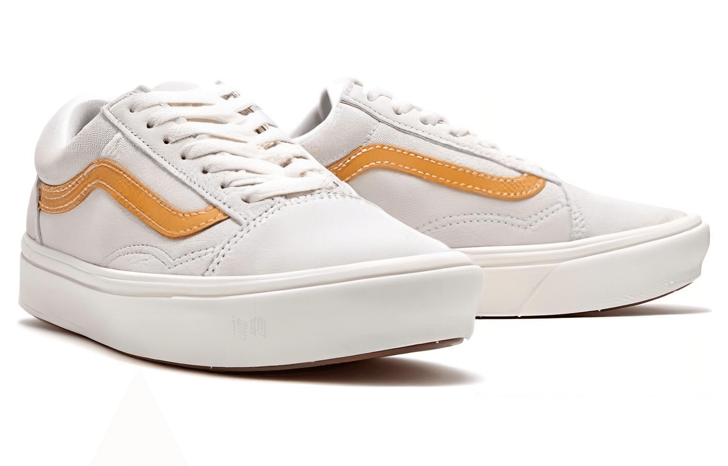 Кроссовки Vans Comfycush Old Skool Grey Orange - изображение 3