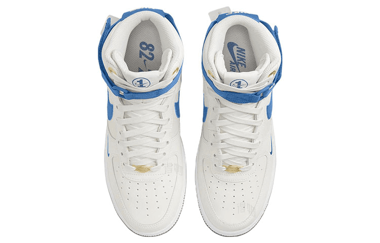 Кроссовки Nike Air Force 1 High White Blue — фото 4