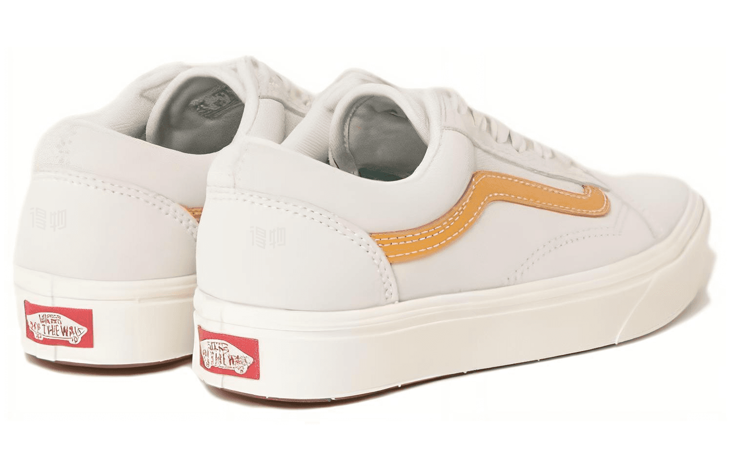 Кроссовки Vans Comfycush Old Skool Grey Orange - изображение 6