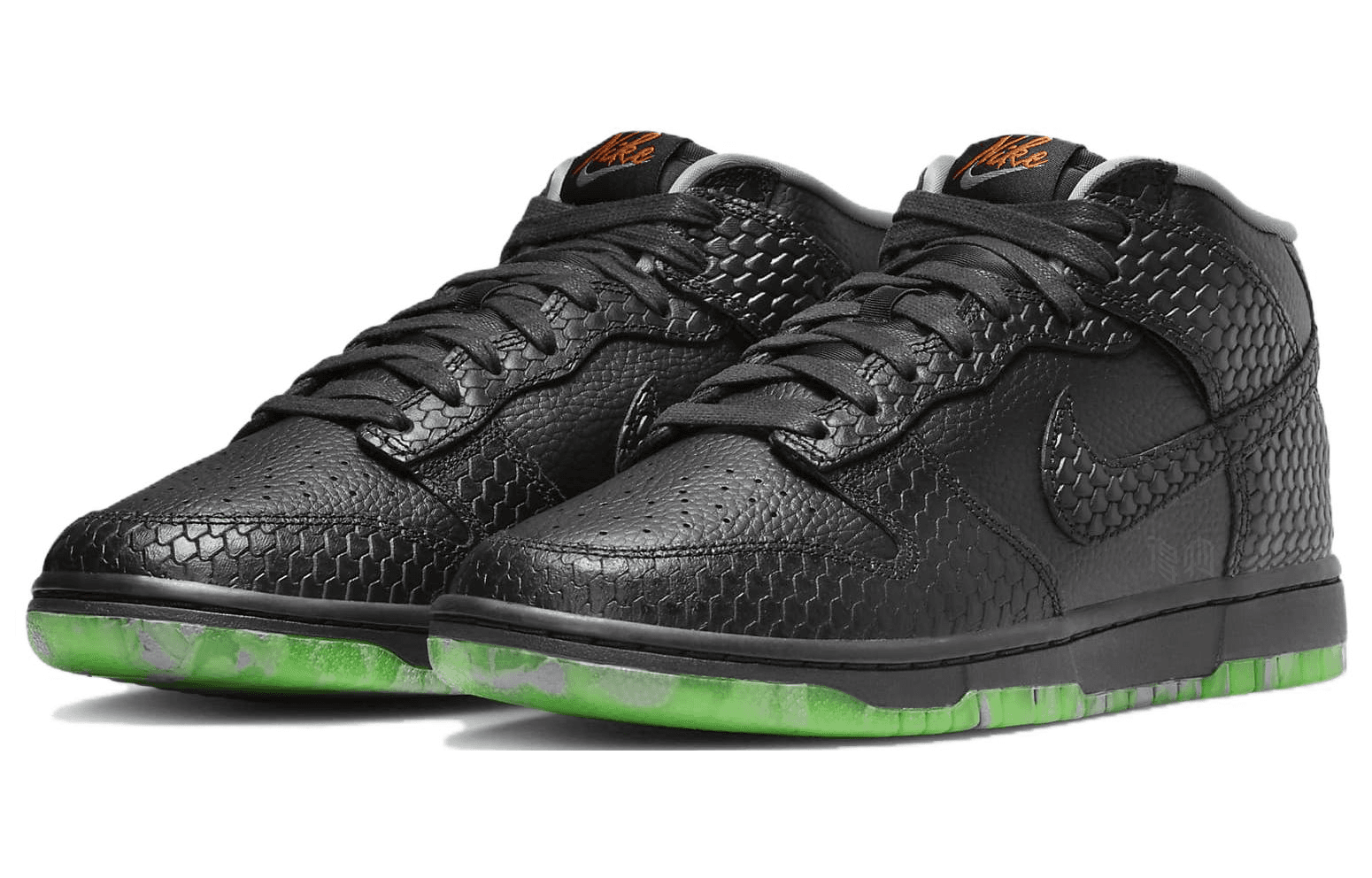 Кроссовки Nike Dunk Premium Mid Black Green — фото 3