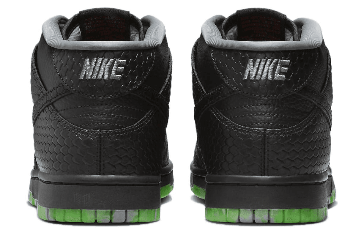 Кроссовки Nike Dunk Premium Mid Black Green — фото 5