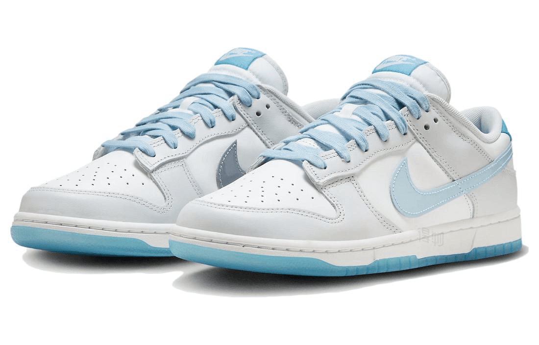 Кроссовки Nike Dunk Low White Blue - изображение 3