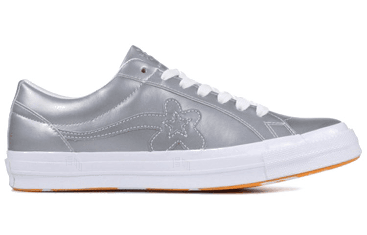 Кроссовки Golf Le Fleur x Converse One Star Ox Silver - изображение 2