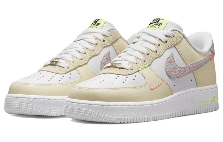 Кроссовки Nike Air Force 1 Low White Brown — фото 3