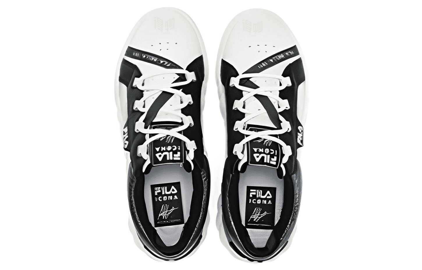 Кроссовки FILA Campos White Black - изображение 3