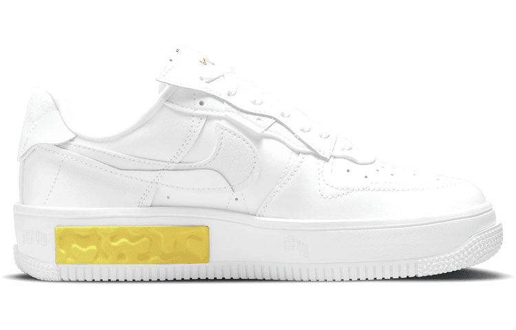 Кроссовки Nike Air Force 1 Fontanka White Yellow — фото 2