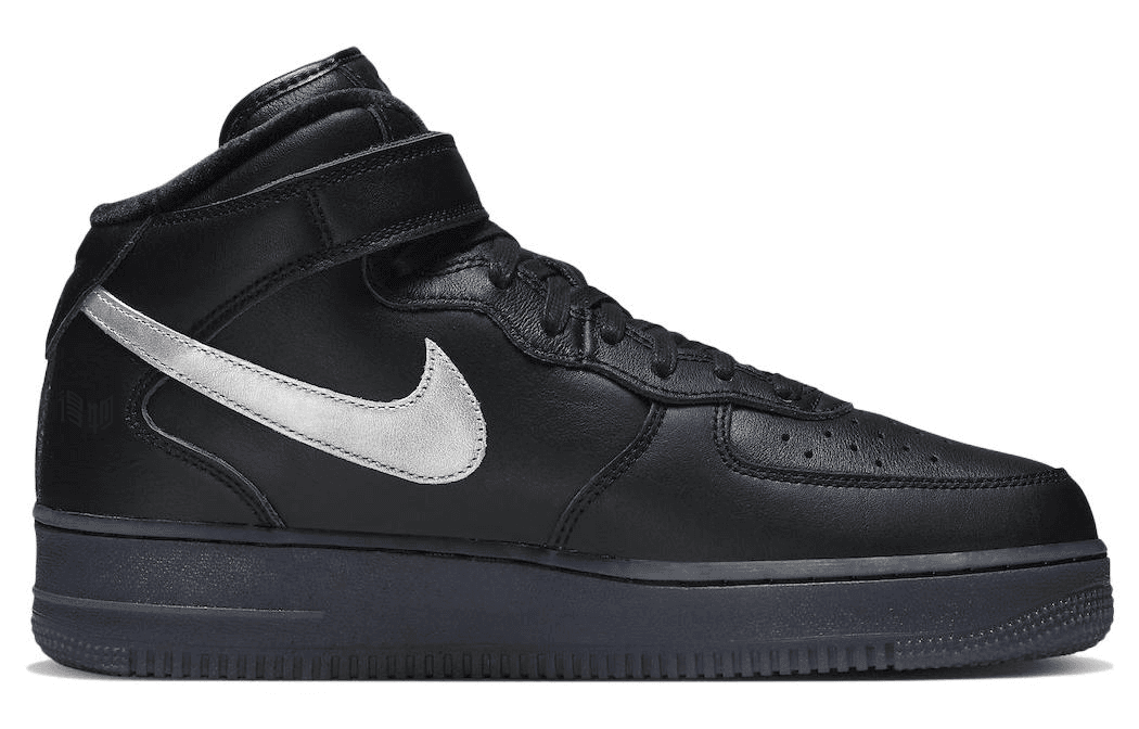 Кроссовки Nike Air Force 1 PRM "Black Metallic" — фото 2