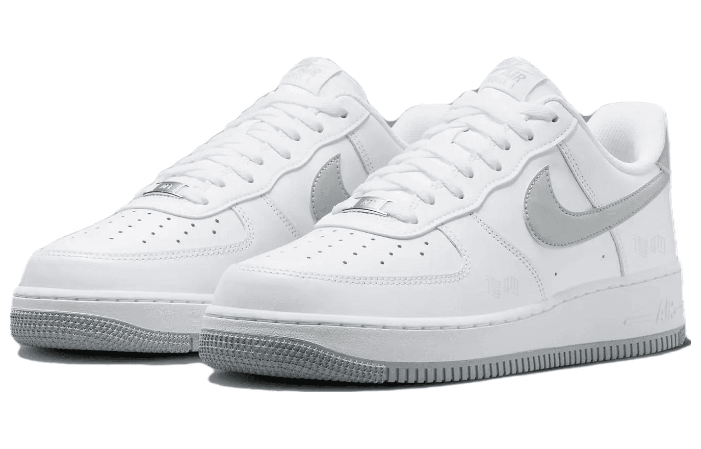 Кроссовки Nike Air Force 1 Low White Grey - изображение 3
