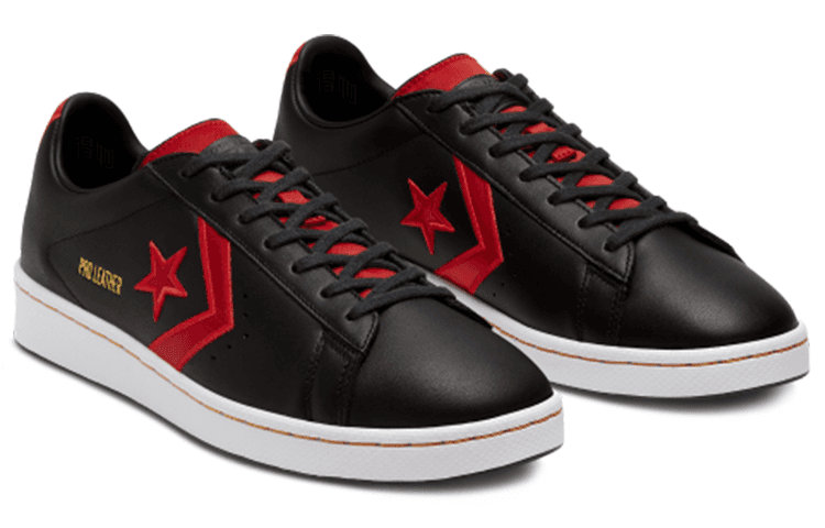 Кроссовки Converse Cons Pro Leather Black Red White - изображение 3
