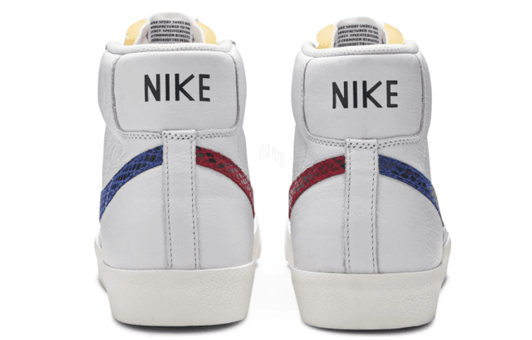 Кроссовки Nike Blazer Mid White Red Blue Snake - изображение 4