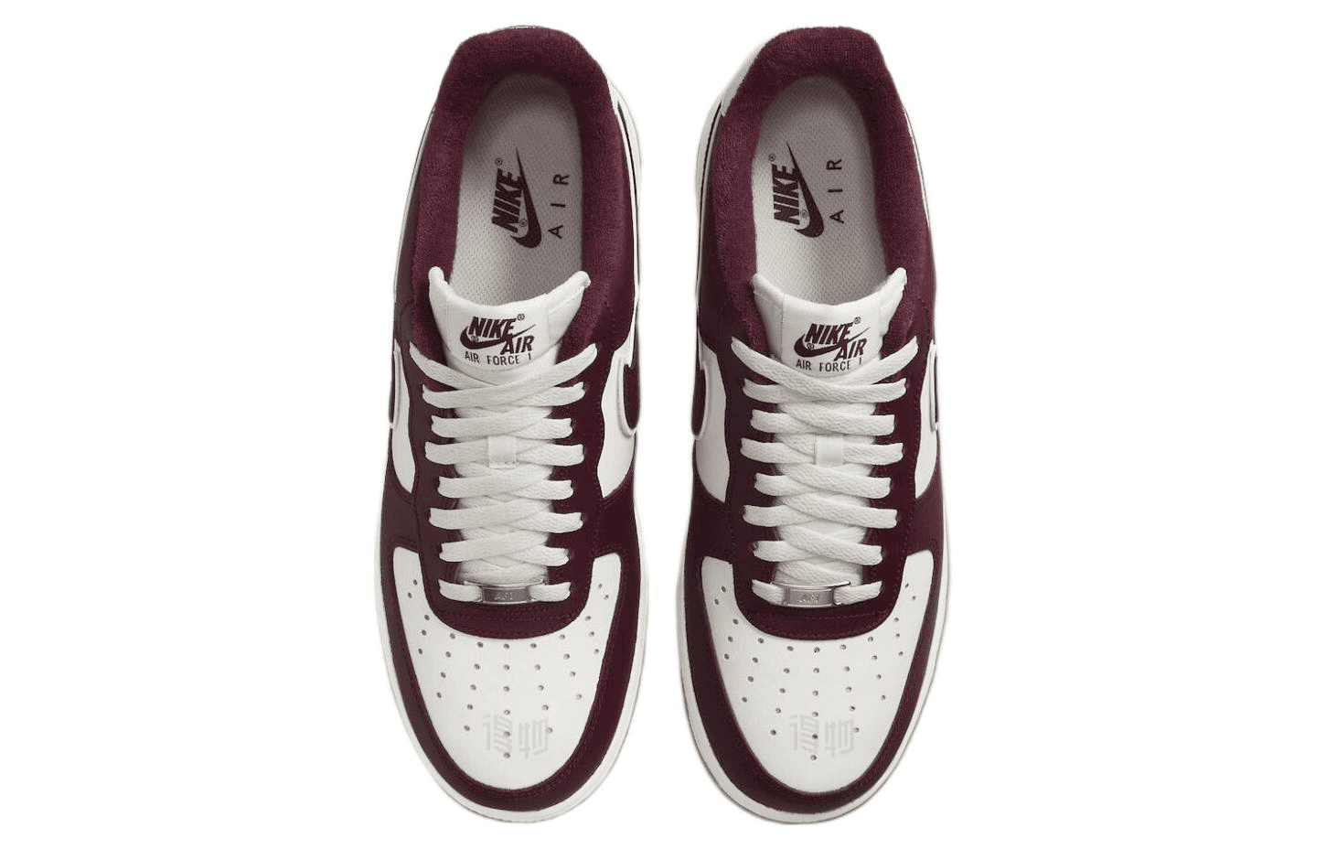 Кроссовки Nike Air Force 1 Low College Pack White Red — фото 4
