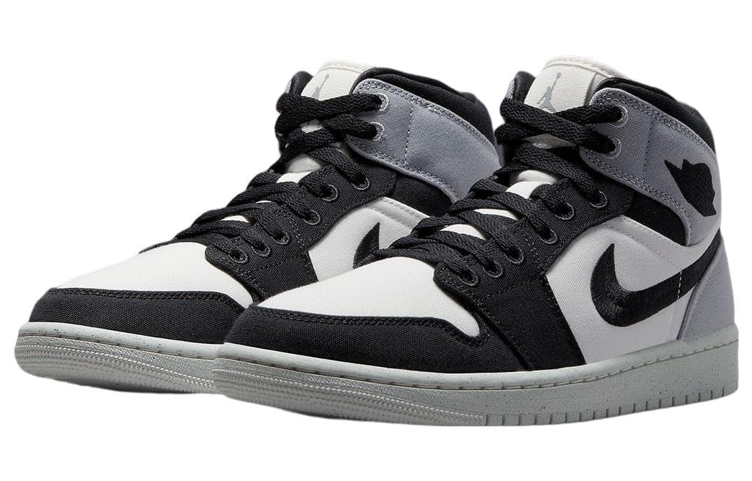 Ретро баскетбольные кроссовки Jordan Air Jordan 1 Mid SE "Canvas" - изображение 3