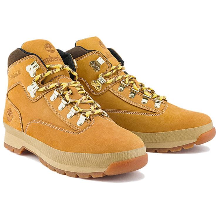 Кроссовки Timberland Противоскользящая Износостойкая MID Топ Альпинистская Обувь Мужская Желтая - изображение 4