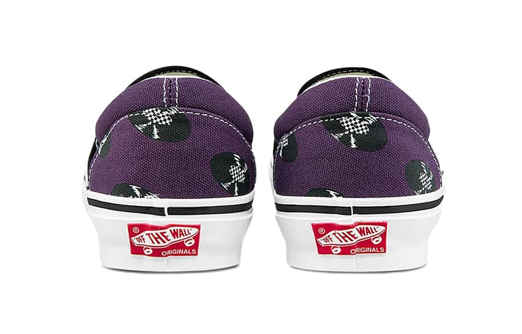 Кроссовки WACKO MARIA x Vans Slip-On LX Purple - изображение 5