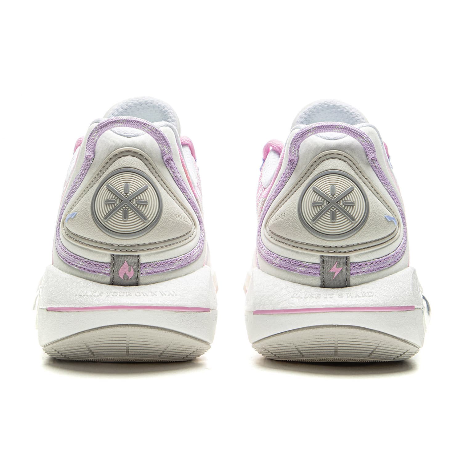 Кроссовки для баскетбола Li NING Wade Shadow 7 Low Топ Баскетбольные кроссовки Мужской Розово-фиолетовый - изображение 5