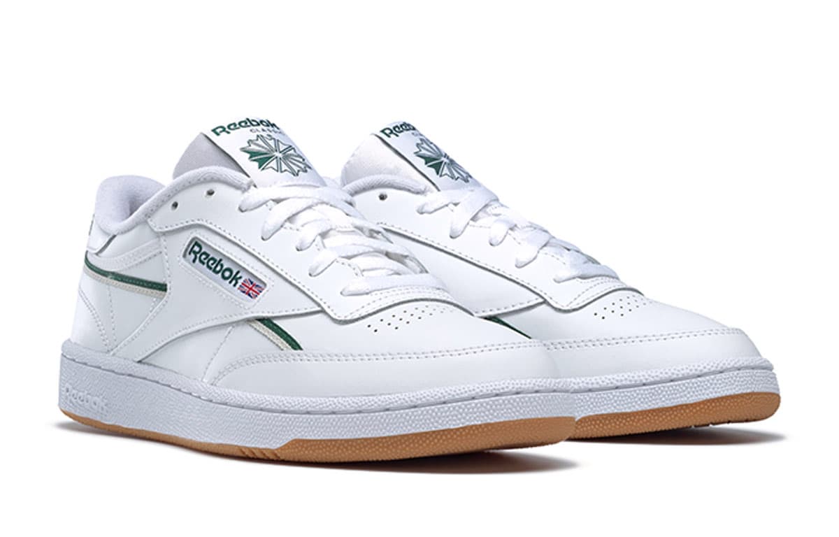 Кроссовки Reebok Club C 85 White Green - изображение 3